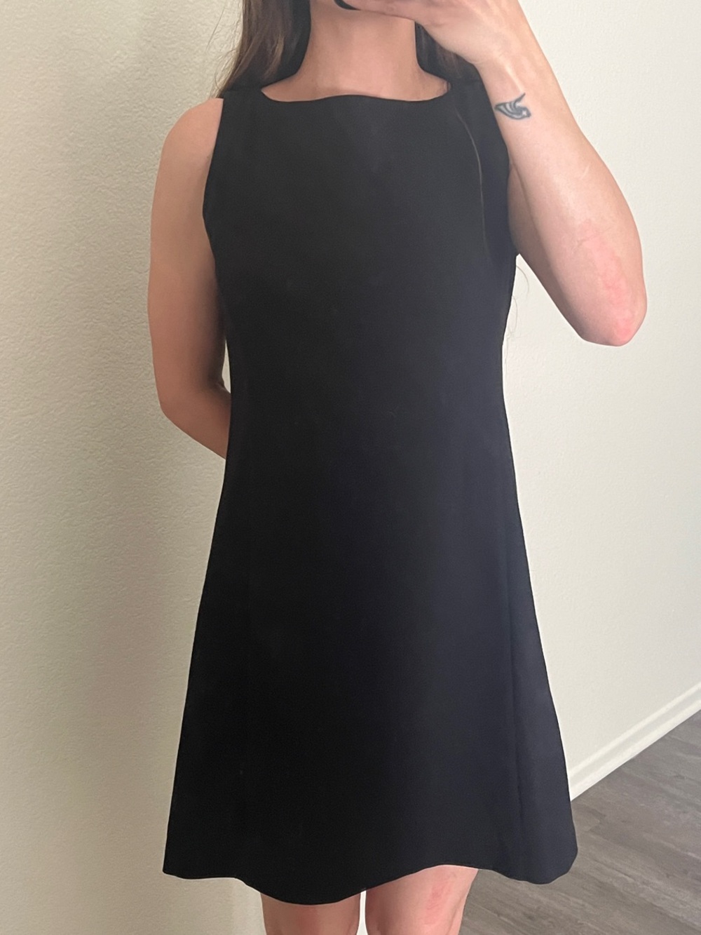 SO Black Sleeveless Shift Dress